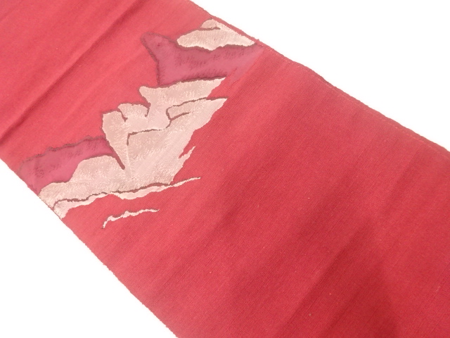 JAPANESE NAGOYA OBI / TSUMUGI / WOVEN MOUNTAINS